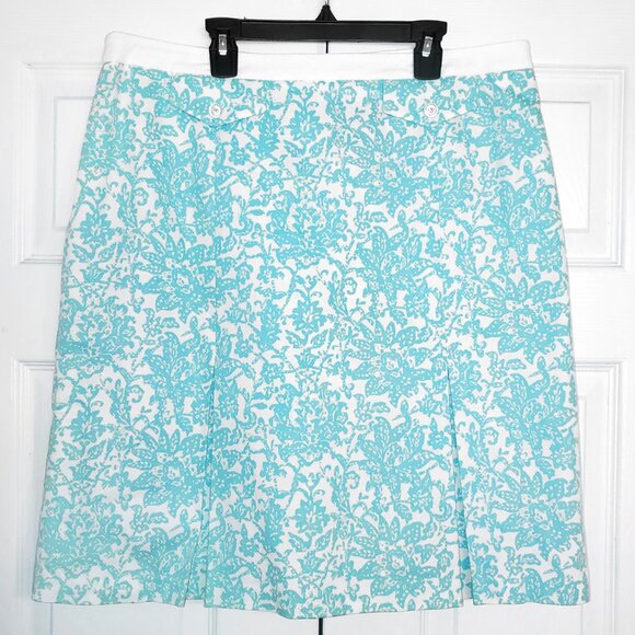 Oscar De La Renta Textured Two Piece Blazer Skirt Suit Set - Picture 5 of 6